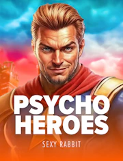 Juego de héroes psicodélicos con colores intensos